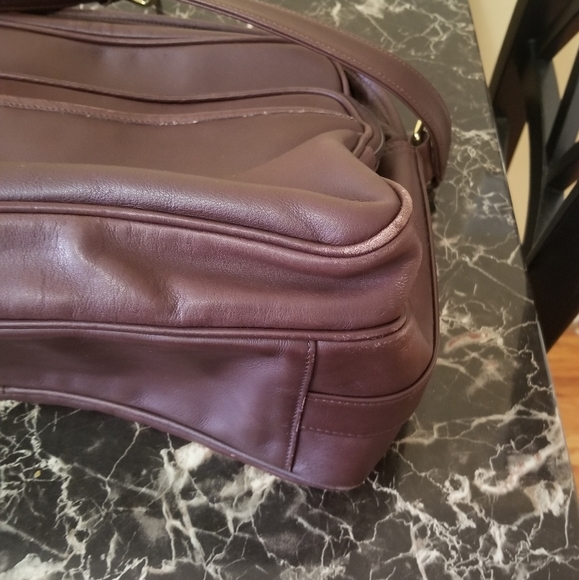 Vintage Coach Brown Leather Brief Case/ Massager Bag - Picture 12 of 15